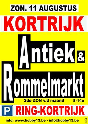 Antiek &amp; Rommelmarkt te Kortrijk