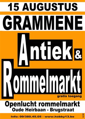Antie &amp; Rommelmarkt te Grammene